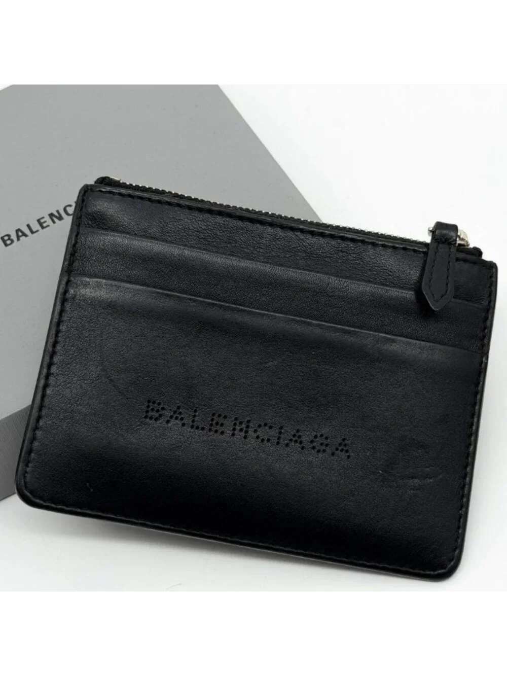 Balenciaga Fragment Case Perforated Everyday Coin Purse